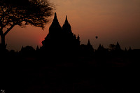 Sunset at Nyaung-U Road - Bagan