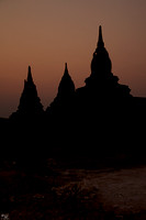 Sunset at Nyaung-U Road - Bagan