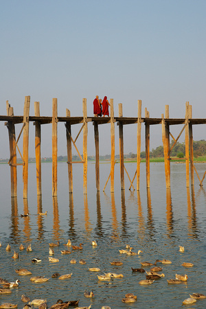 U Bein Bridge  Mandalay