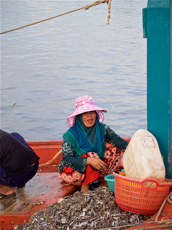 Small Harbour Kampot  Cambodia. 2022