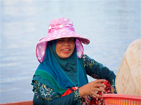 Small Harbour Kampot  Cambodia. 2022